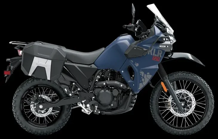 2024-Models Kawasaki KLR650-Adventure-Blue