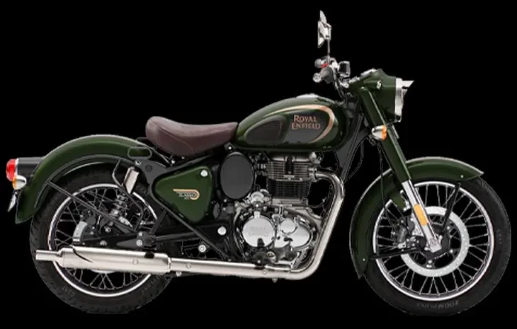 Classic 350 green sales black