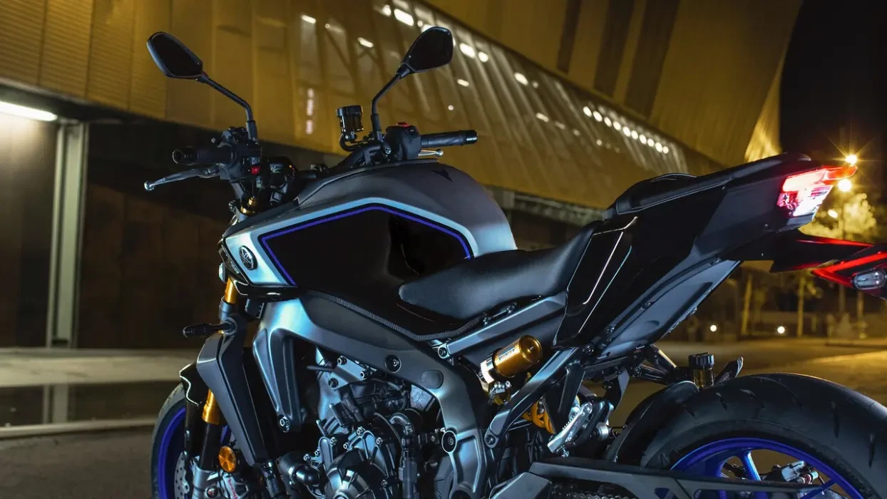 Detail image of Yamaha MT 09 SP in Icon Colourway, rear section