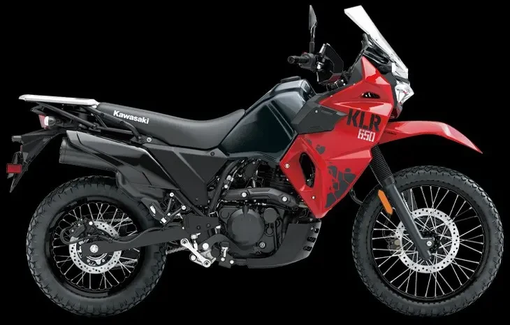 2024-Models Kawasaki KLR650-Red