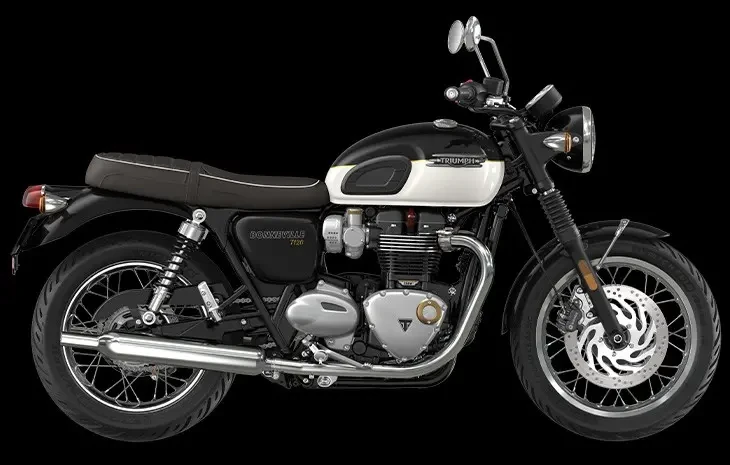 2024-Models Triumph Bonneville-T120-Jet-Black-Fusion-White