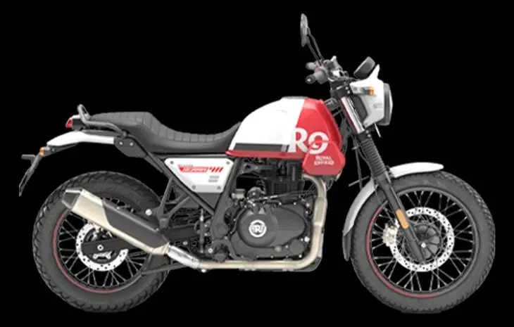 2023-Models Royal-Enfield Scram-White-Flame