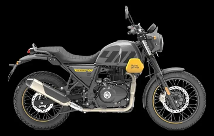 2023-Models Royal-Enfield Scram-Graphite-Yellow