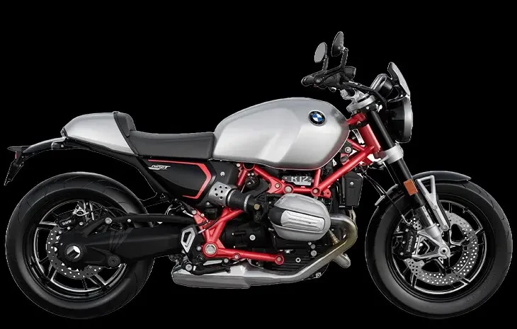 Studio image of BMW Motorrad R 12 nineT Option 719 in Aluminium Colourway, available at Brisan Motorcycles Newcastle
