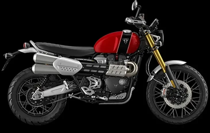 2023-Models Triumph Scrambler-1200-XE-Carnival-Red