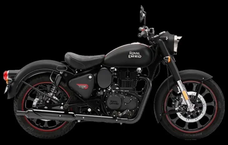 2023-Models Royal-Enfield Classic-350-Matt-Black