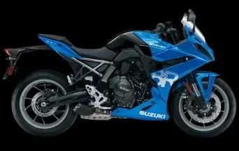 Studio image of Suzuki GSX-8R in Blue colourway available at Brisan Motorcycles Newcastle
