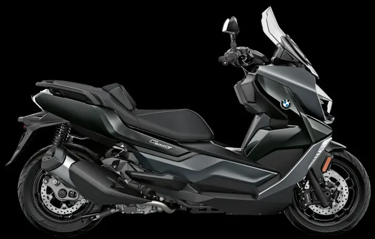 Studio Image of BMW C 400 GT Black Storm Metallic with Style Triple Black, Available at Brisan Motorcycles Newcastle