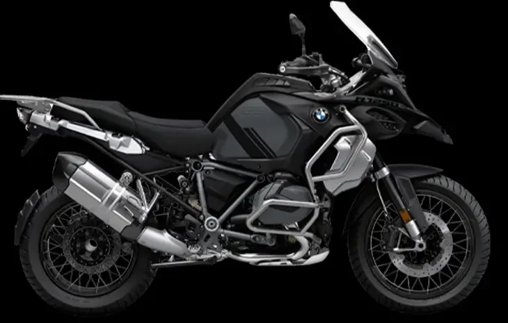 Studio image of BMW R 1250 GS Adventure Triple Black at Brisan Motorcycles Newcastle