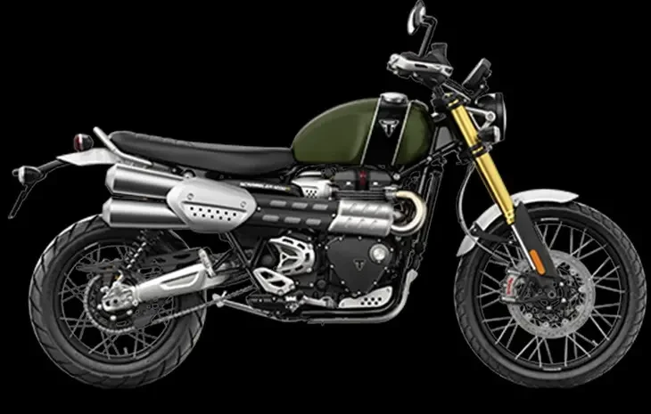 2023-Models Triumph Scrambler-1200-XE-RHS-Matt-Khaki-Green