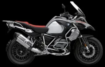 Studio image of BMW R 1250 GS Adventure in Ice Grey at Brisan Motorcycles Newcastle