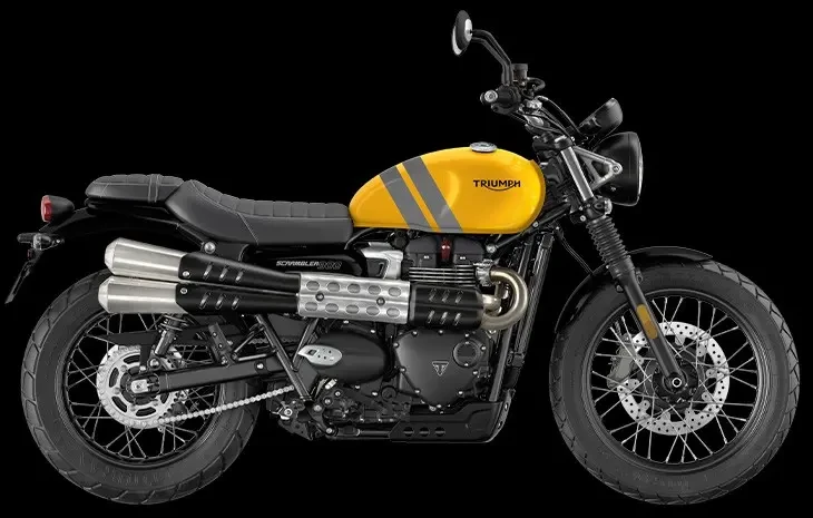 2024-Models Triumph Scrambler-900-Cosmic-Yellow-Graphite