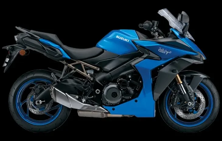 Studio image of Suzuki Panorama GT in Metallic Triton Blue colourway
