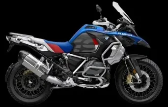 Studio image of R 1250 GS Adventure Rallye/Rallye X in Racing Blue Metallic